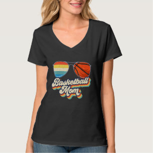 Basketball Mum Sport Sunglasses Game Day Mother's T-Shirt