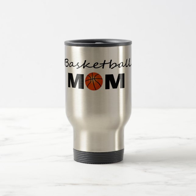 Basketball Mum Travel Mug (Center)