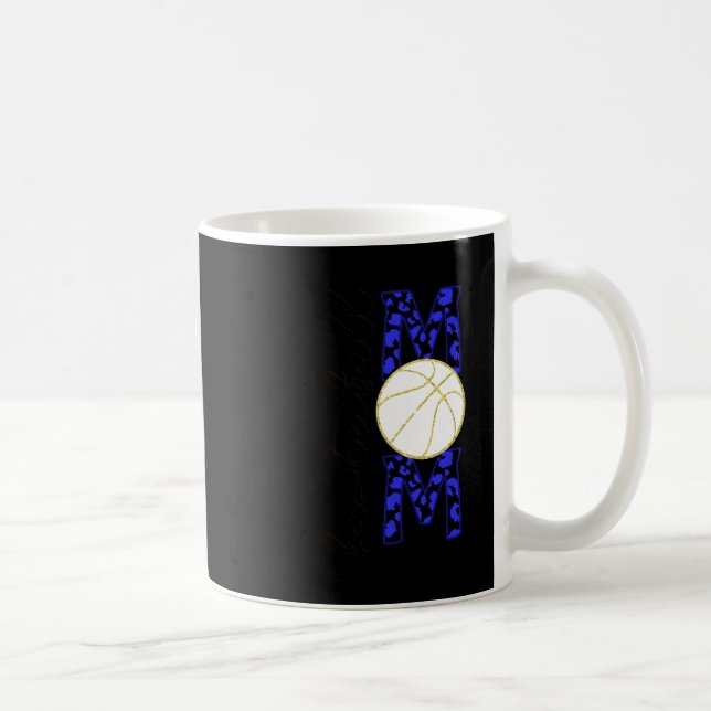 Basketball Mum-white  Coffee Mug (Right)