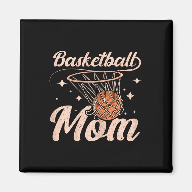 Basketball Mummy Mother Mum  Magnet (Front)