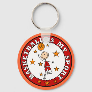 Basketball My Sport Tshirts and Gifts Key Ring