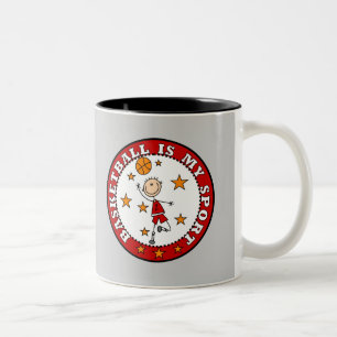 Basketball My Sport Tshirts and Gifts Two-Tone Coffee Mug