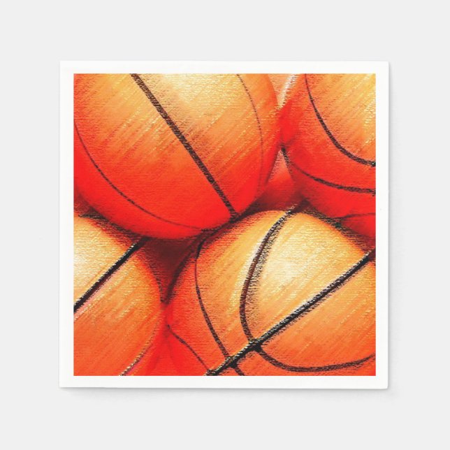Basketball Napkin (Front)