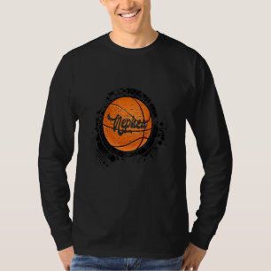 Basketball Nephew Vintage Basketball Family Matchi T-Shirt