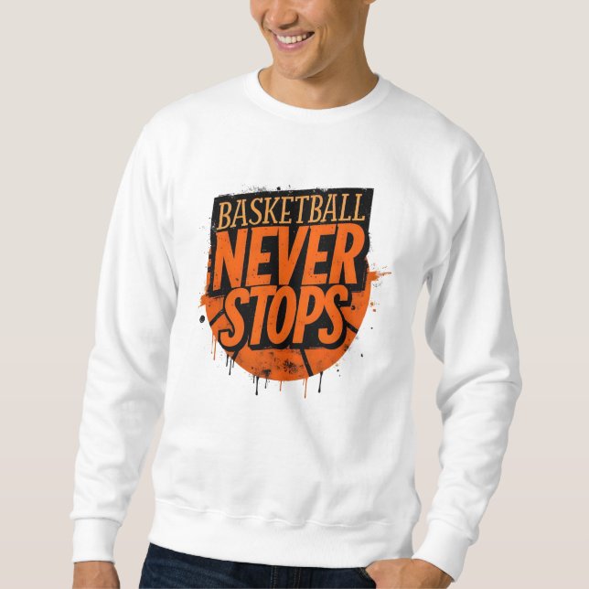 Basketball Never Stop Tee (Front)