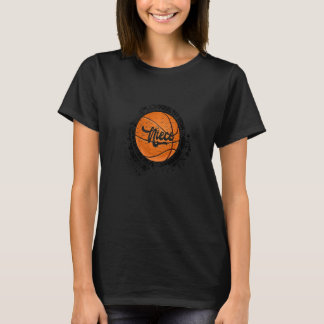 Basketball Niece Vintage Basketball Family Matchin T-Shirt