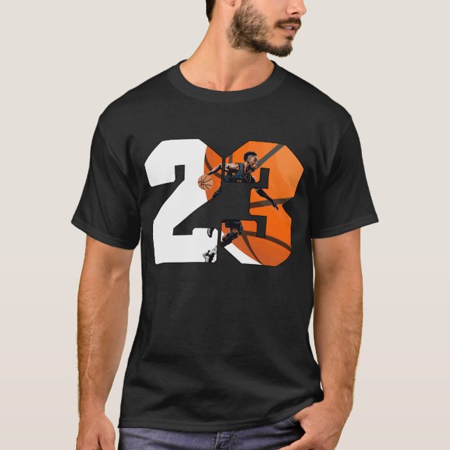 Basketball Nomber 23 T-Shirt (Front)