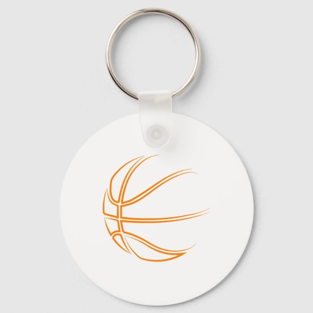 Basketball Novelty- Basketball Player  Key Ring (Front)