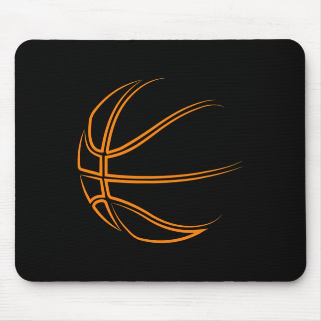 Basketball Novelty- Basketball Player  Mouse Pad (Front)