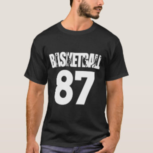 Basketball Number 87 My Favorite Basketball Player T-Shirt
