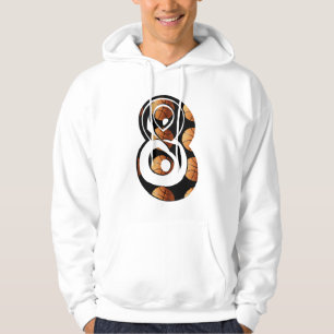 Basketball Number Eight Picture Logo, Hoodie