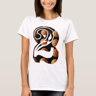 Basketball Number Two,  Picture Logo, T-Shirt