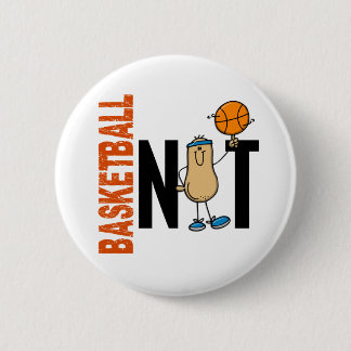 Basketball Nut 1 6 Cm Round Badge