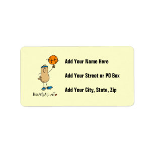 Basketball Nut T-shirts and Gifts Label