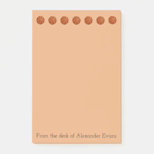 Basketball O Border Post-it Notes