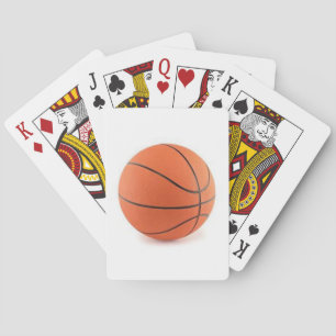 Basketball on a Deck of Playing Cards