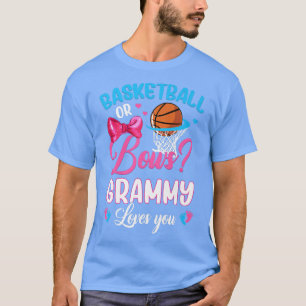 Basketball or Bows GRAMMY Loves You Gender Reveal  T-Shirt
