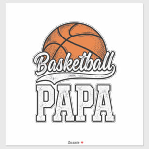 Basketball Papa Vintage Engraving Shirt Design_1
