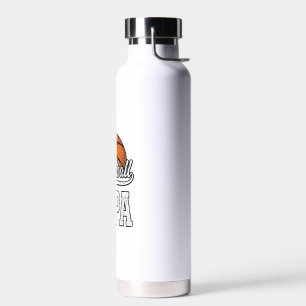 Basketball Papa Vintage Engraving Shirt Design_1 Water Bottle