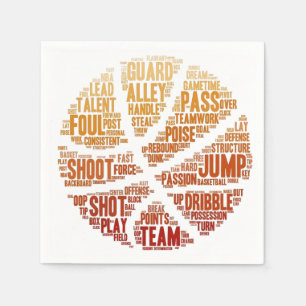Basketball Paper Napkins