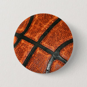 Basketball Pattern 6 Cm Round Badge