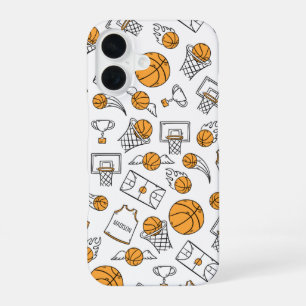 Basketball Pattern custom name phone cases