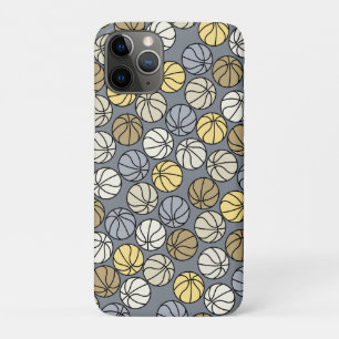 Basketball Pattern Grey Tank Top Case-Mate iPhone Case