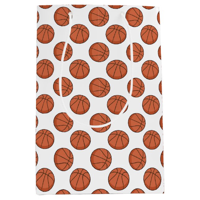  Basketball Pattern Medium Gift Bag (Front)