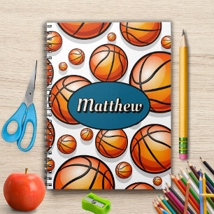 Basketball pattern name  notebook