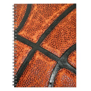 Basketball Pattern Spiral Notebook