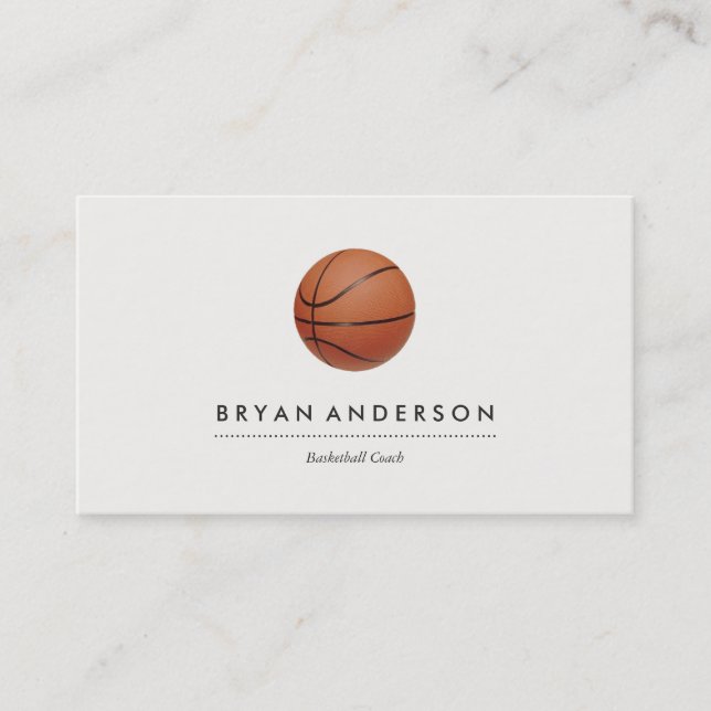 Basketball - Personal Business Card (Front)