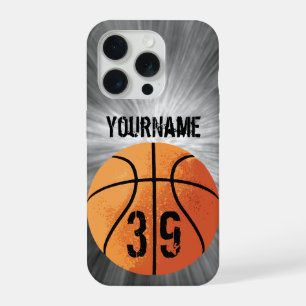 Basketball (Personalizable) iPhone 15 Pro Case