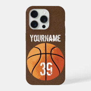 Basketball (Personalizable) iPhone 15 Pro Case