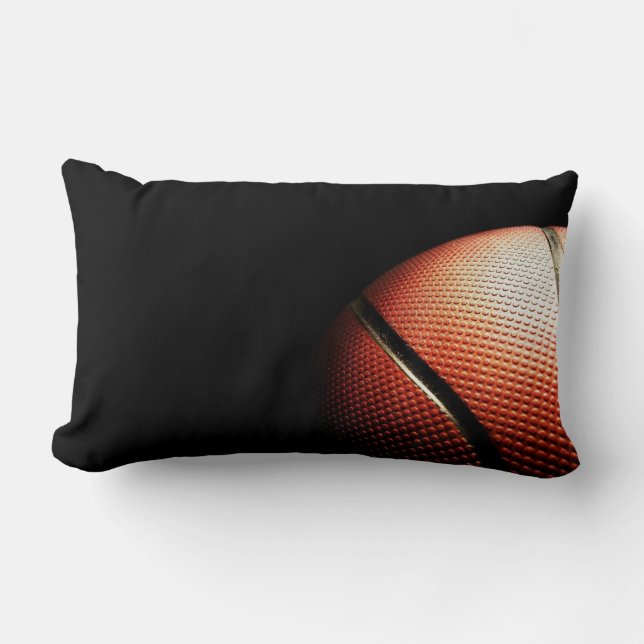 basketball photo close up pillow (Front)