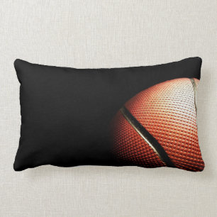 basketball photo close up pillow