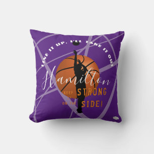 Basketball Pillow  HAMbyWG Purple