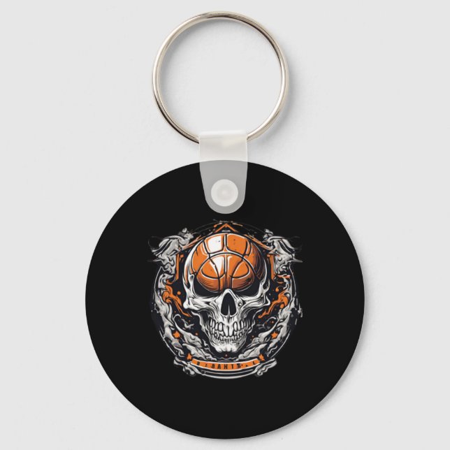 Basketball Player Art  Key Ring (Front)