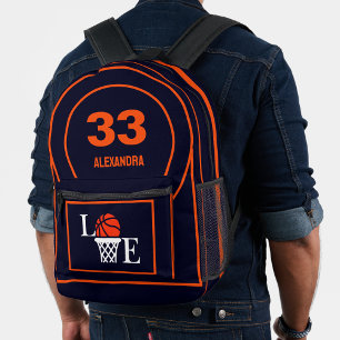Basketball Player, Basketbal Birthday Gift Printed Backpack