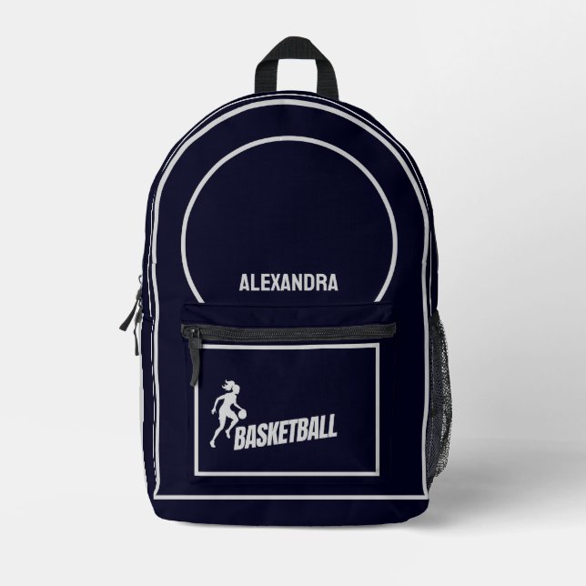 Basketball Player, Basketbal Team,Birthday Gift Printed Backpack (Front)