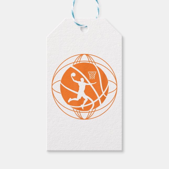 Basketball Player Basketball Lover Gift Tags (Front)