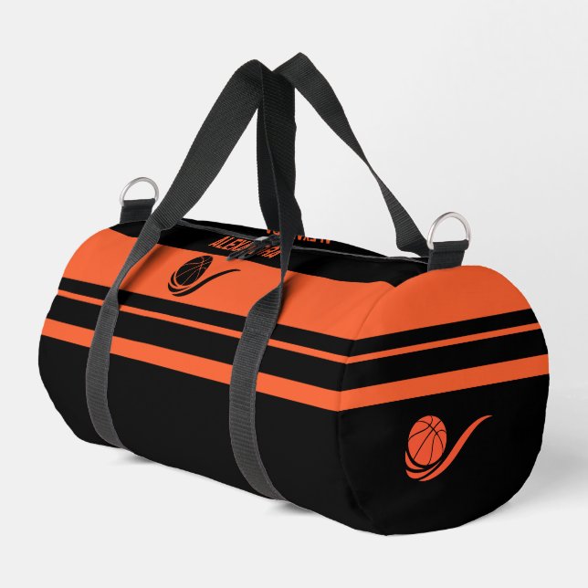 Basketball Player, Basketball Team, Birthday Gift Duffle Bag (Left Corner)