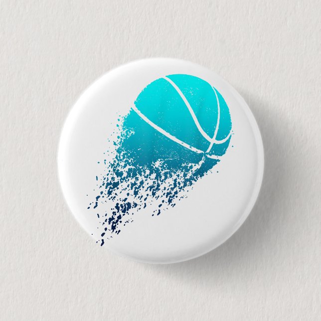 Basketball Player Bball Fan Baller Sports 3 Cm Round Badge (Front)