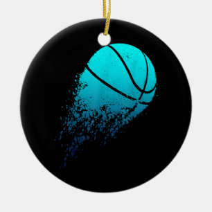 Basketball Player Bball Fan Baller Sports Ceramic Tree Decoration