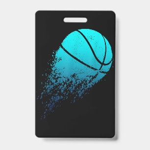 Basketball Player Bball Fan Baller Sports ID Badge