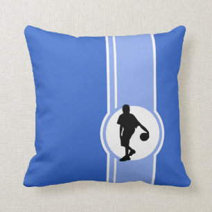 Basketball Player; Blue Cushion
