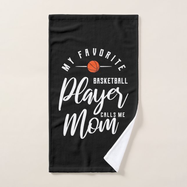 Basketball Player Calls Me Mum Hand Towel (Hand Towel)