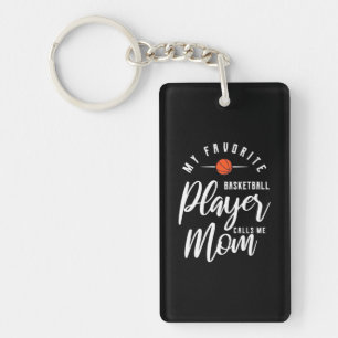 Basketball Player Calls Me Mum Key Ring
