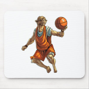 Basketball Player Camel Mouse Pad