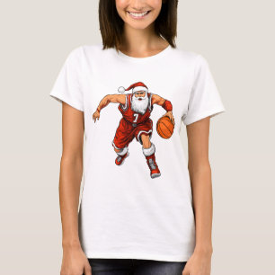 Basketball player Christmas / Santa T-Shirt