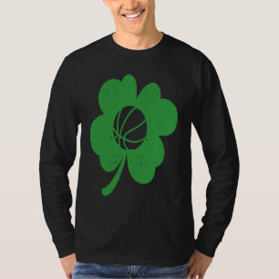 Basketball Player Coach Shamrock St Patricks Day I T-Shirt